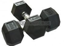 Rubber Hex Dumbbell