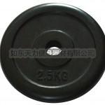 Black Rubber Plate with Round Edge